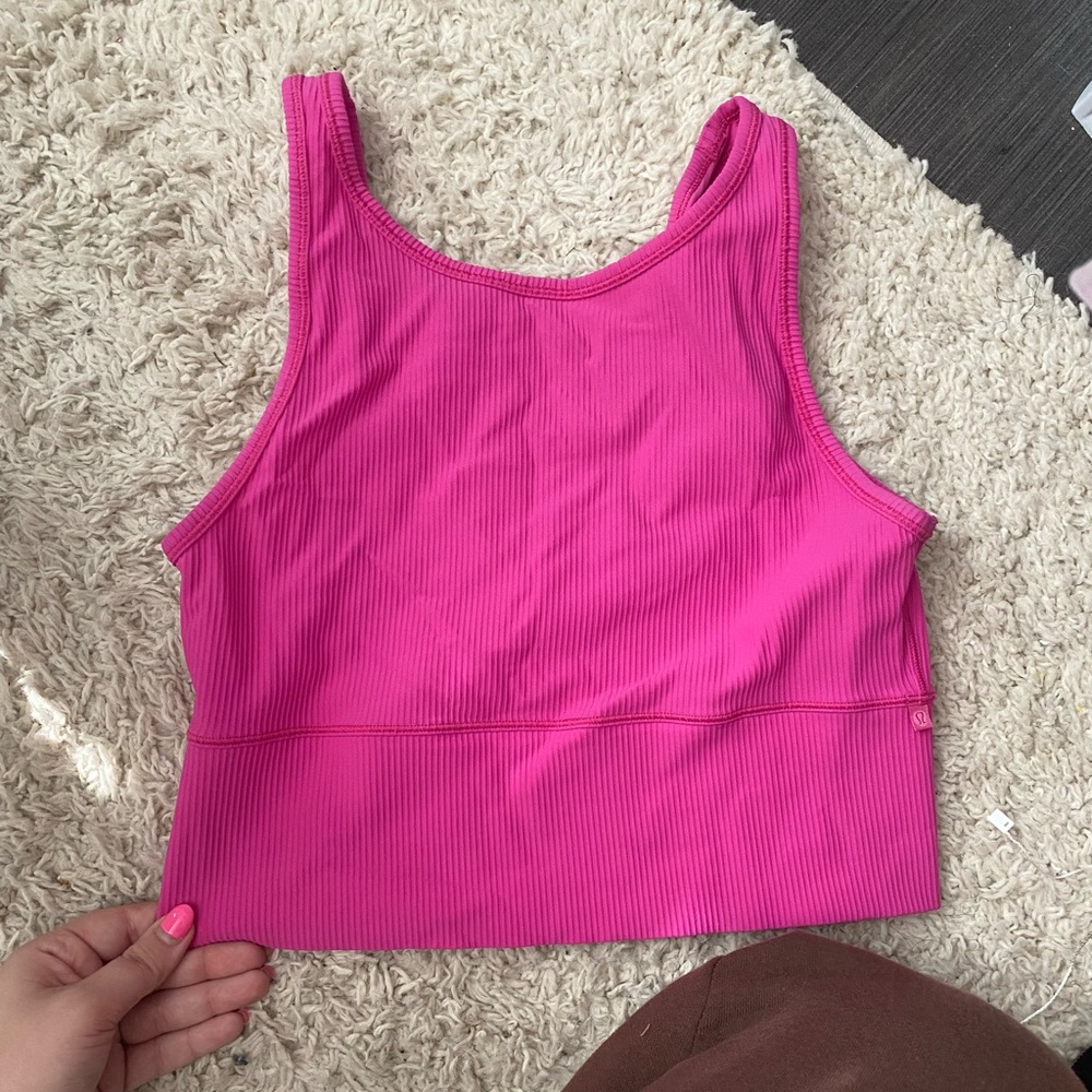 SOLD Sonic pink lululemon tank
